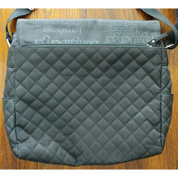 Longaberger RARE SALES FORCE BAG SET Black Logo Computer Bag, Messenger Bag EC - Picture 10 of 10